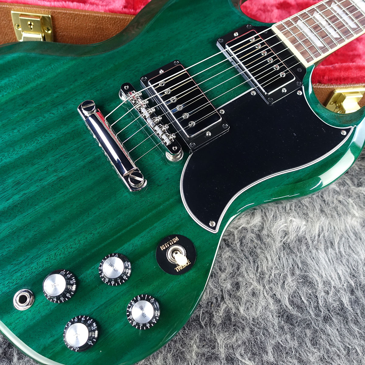 Gibson SG Standard '61 Stop Bar Translucent Teal（新品/送料無料
