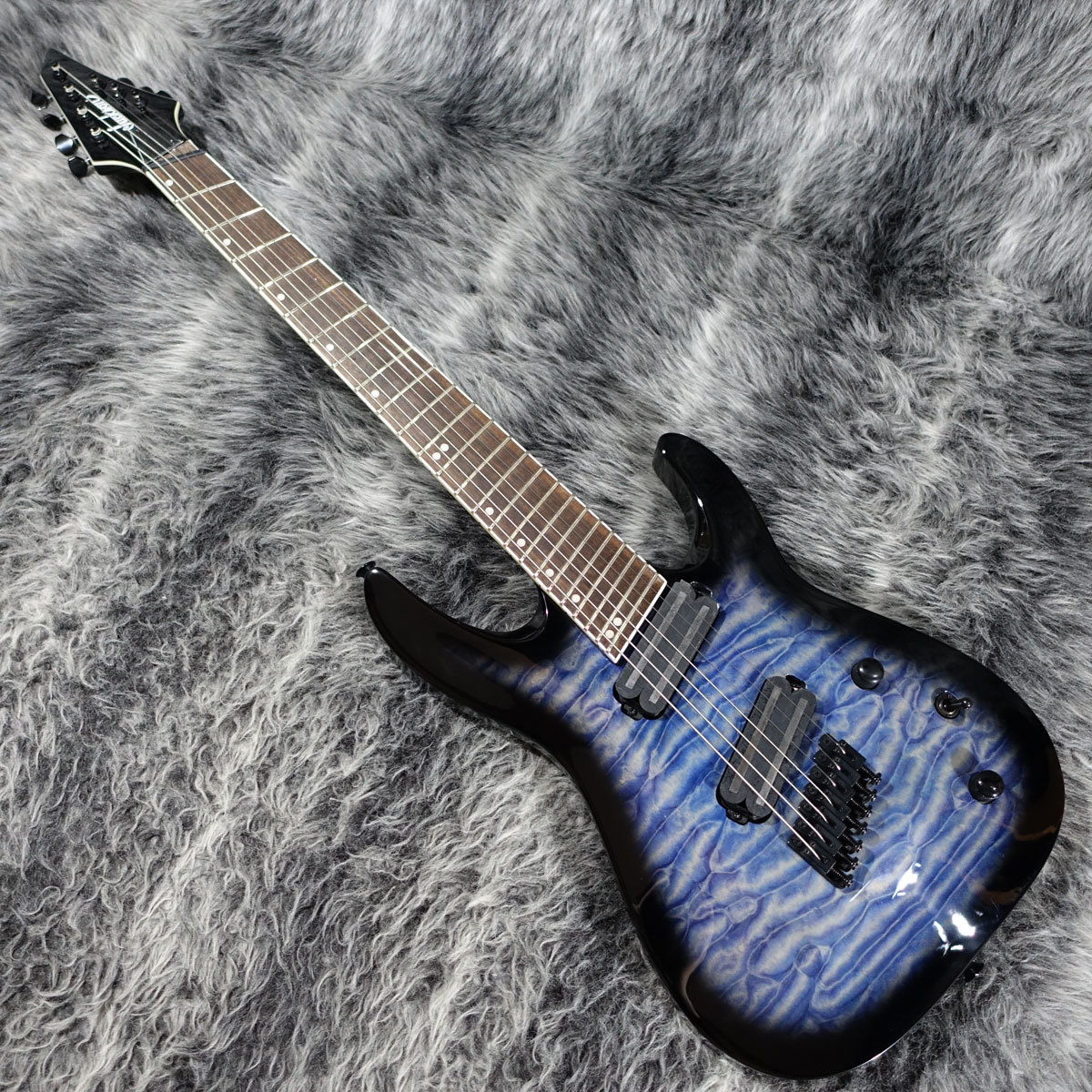 Jackson X Series Solois Arch Top SLATX7Q MS Transparent Blue Burst