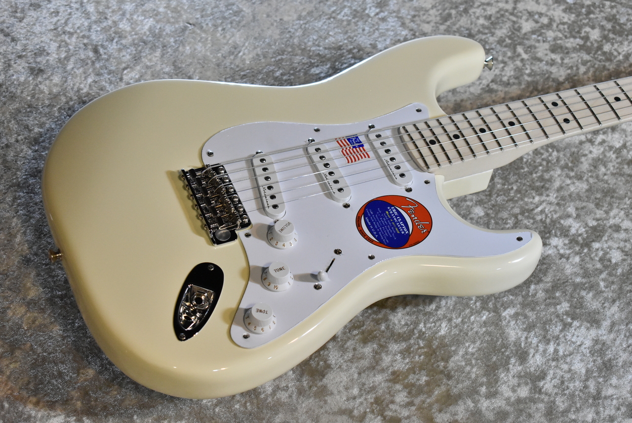 Fender Eric Clapton Stratocaster Olympic White #US23120615【3.56kg】【 エリック・クラプトン】（新品）【楽器検索デジマート】