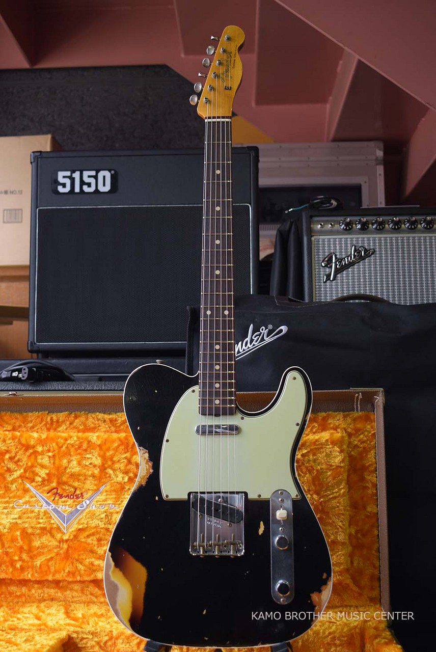 Fender Custom Shop 1960 Telecaster Custom Heavy Relic Aged Black