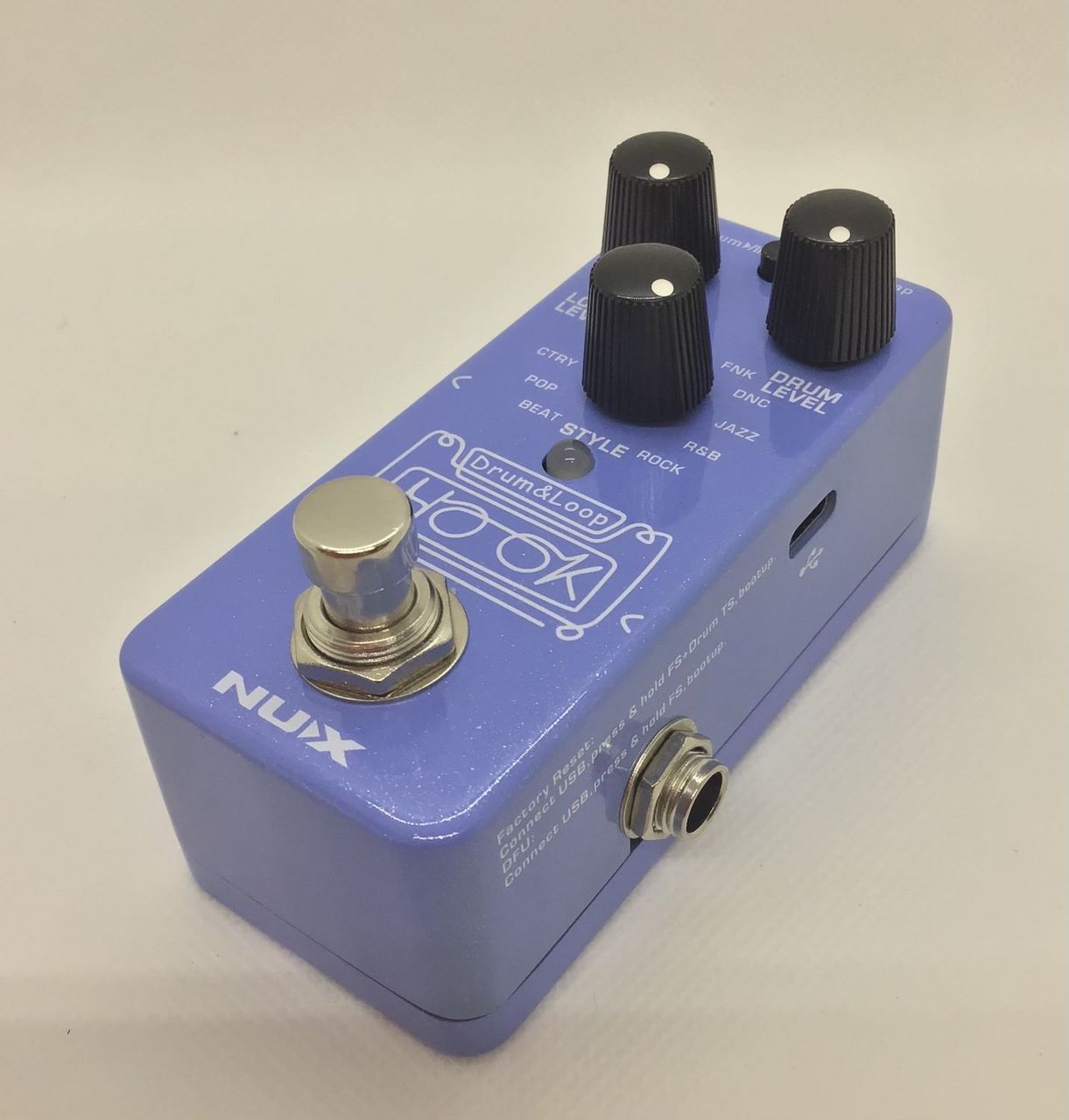 nux NDL-3 HOOK ルーパー ドラムマシン搭載 ミニペダル リズムマシン