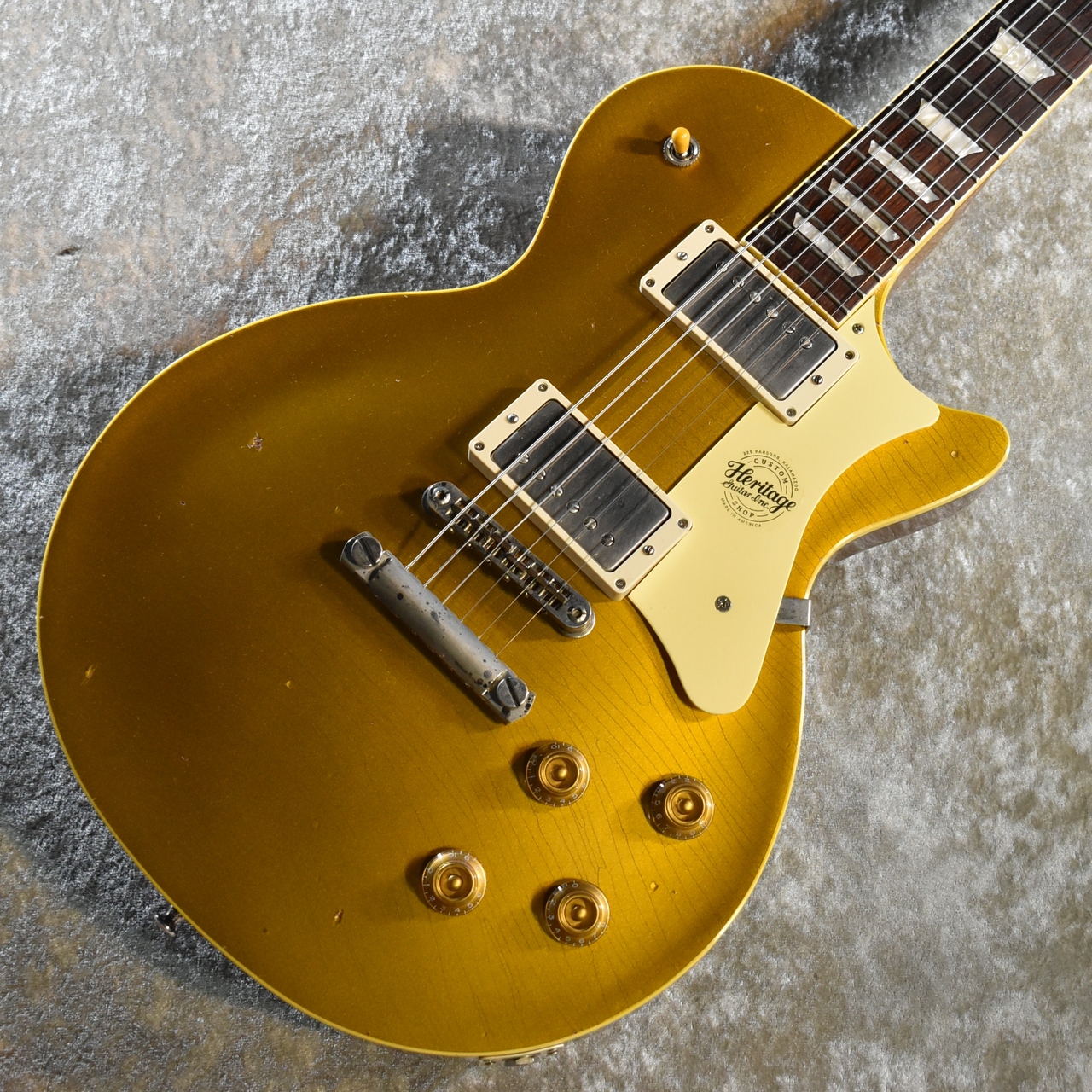 Heritage Custom Shop Core H-150 Plain Top Artisan Aged Gold Top 