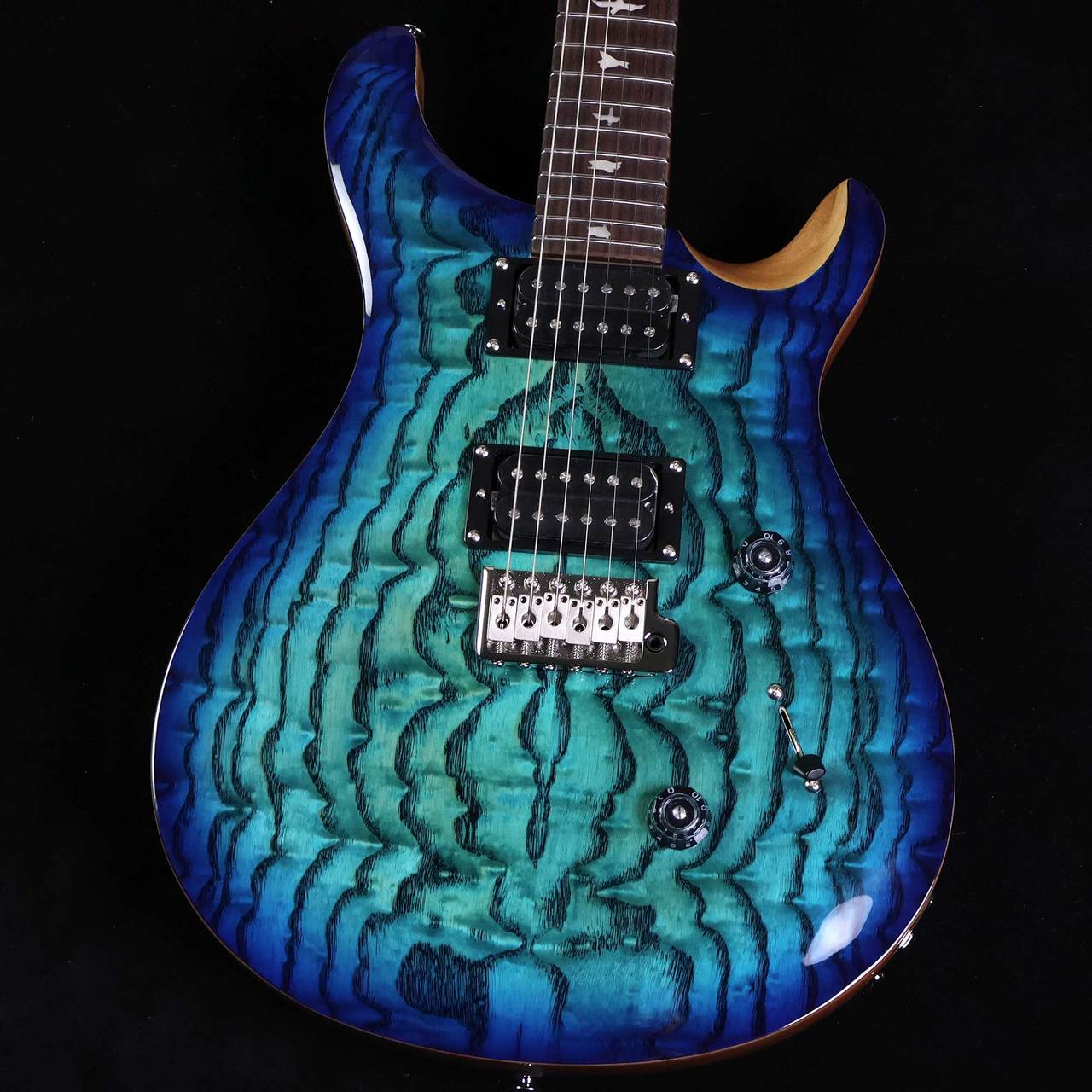 Paul Reed Smith(PRS) SE Custom24 Burled Ash Lake Blue SEカスタム24