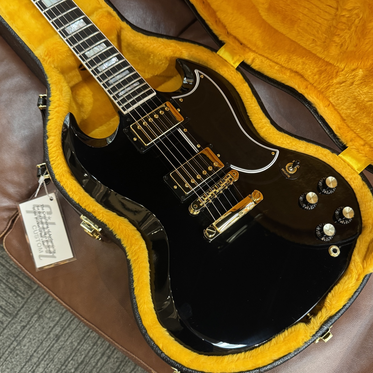 Gibson Custom Shop 【黒カスタム】SG Custom 2-Pickup w/ Ebony
