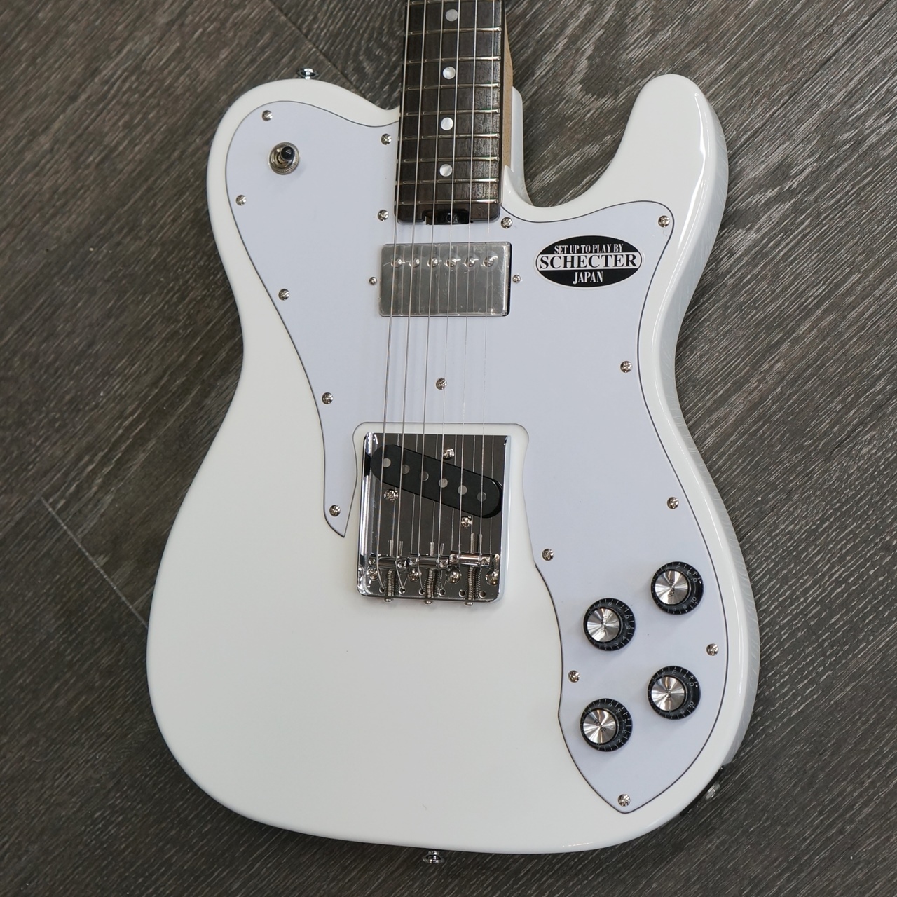 SCHECTER OL-PT-CTM WHT/R（新品）【楽器検索デジマート】