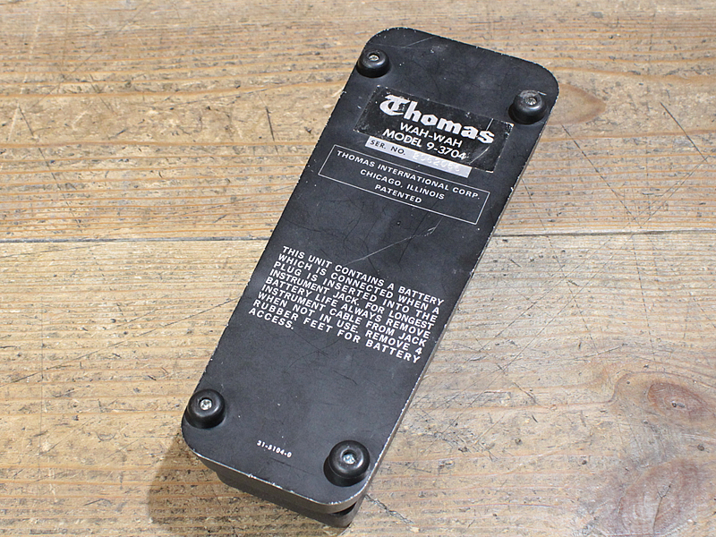 ギター Thomas WAH-WAH MODEL 9-3704 TDK 5103 THOMAS ORGAN Wah-Wah Model 9-3704（ビンテージ）【楽器検索デジマート】