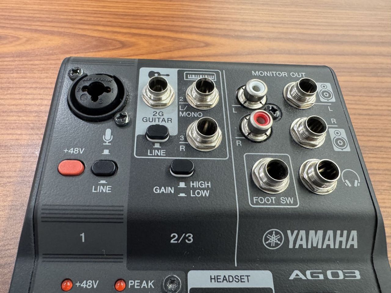 YAMAHA AG03 MK2 Black（ブラック） 配信用ミキサー ウェブ