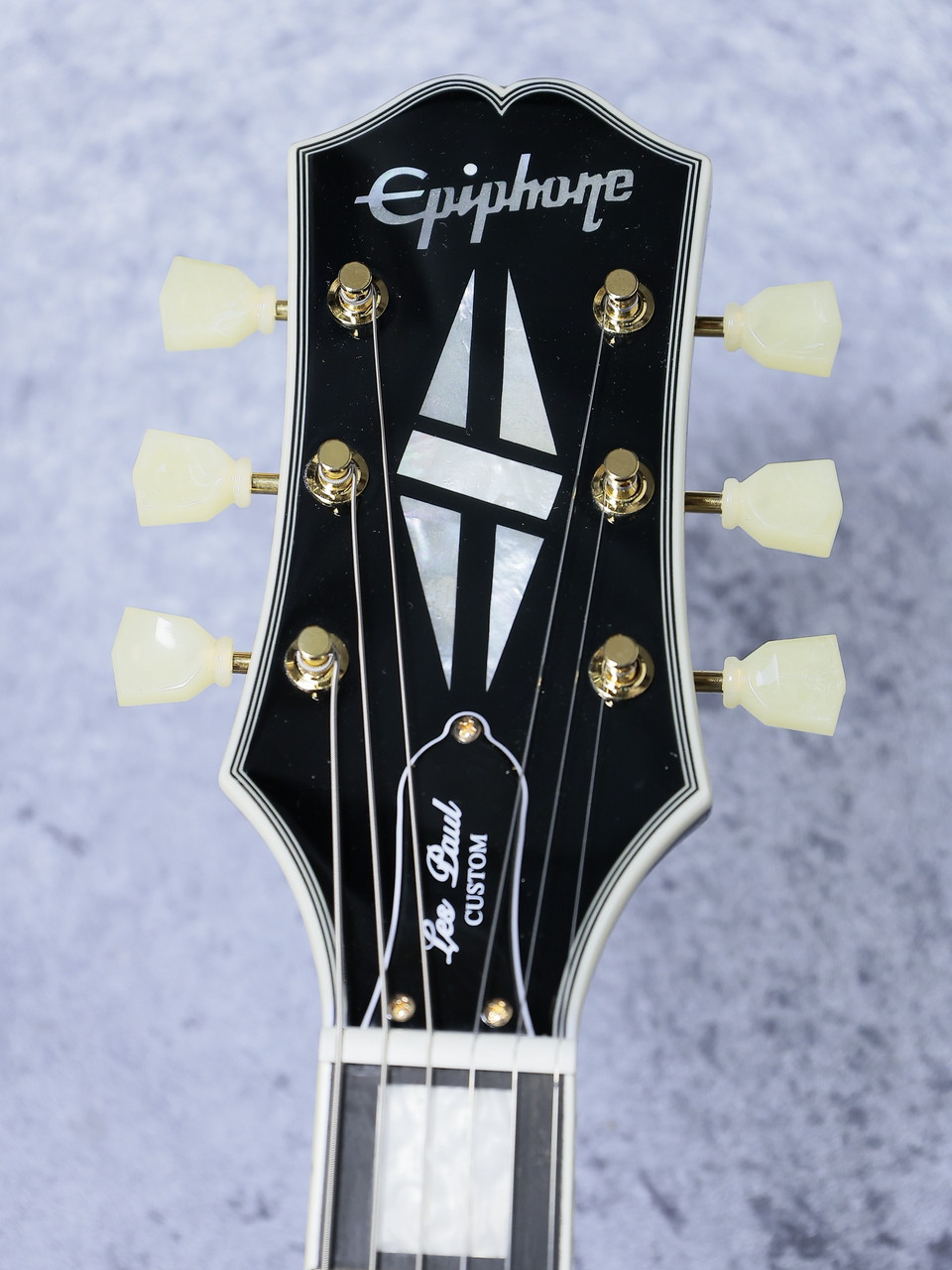 Epiphone Les Paul Custom p-90 Ebony #25031523229【3.83kg