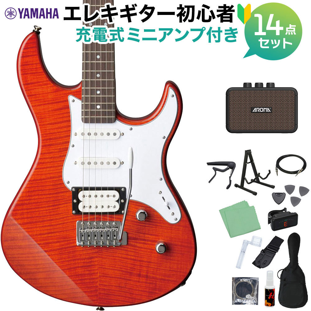 YAMAHA PACIFICA212VFM CMB エレキ初心者14点セット【ミニアンプ付き 