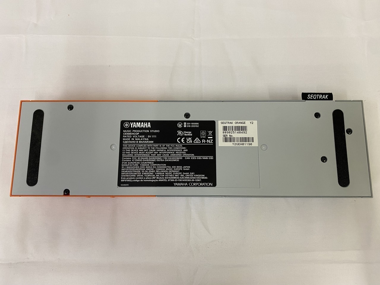 SEQTRAK 未使用 YAMAHA(ヤマハ) SEQTRAK ORANGE | Rock oN Line eStore