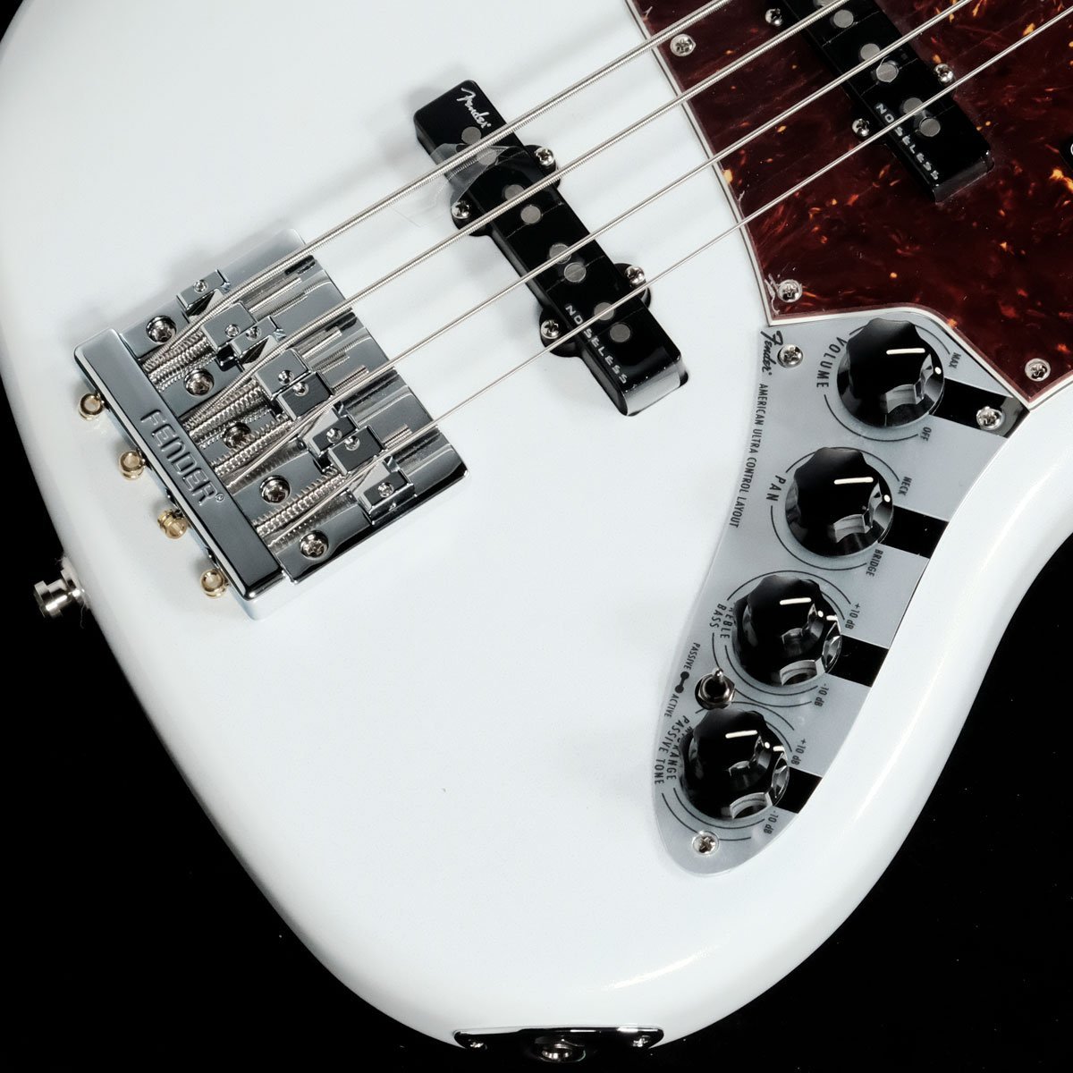 Fender American Ultra Jazz Bass Rosewood Fingerboard Arctic Pearl 