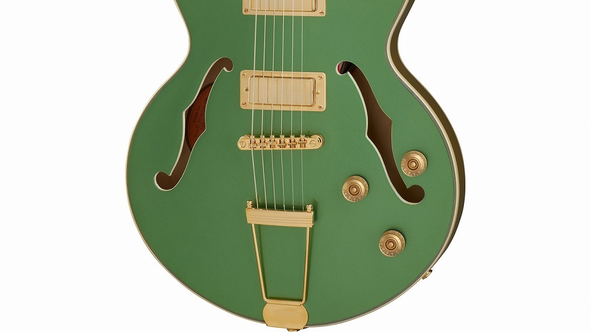 セミアコ 緑 5 a様 Epiphone セミアコ オリーブグリーン Epiphone