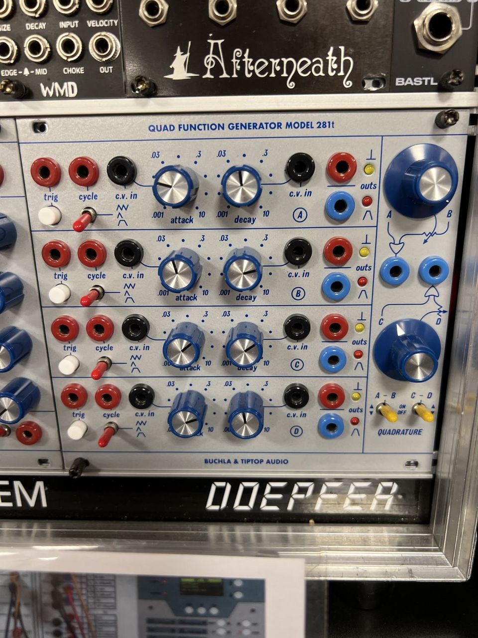 鍵盤楽器 Buchla & Tiptop Audio Model 281t Buchla & Tiptop Audio Quad Function Generator Model 281t - What To