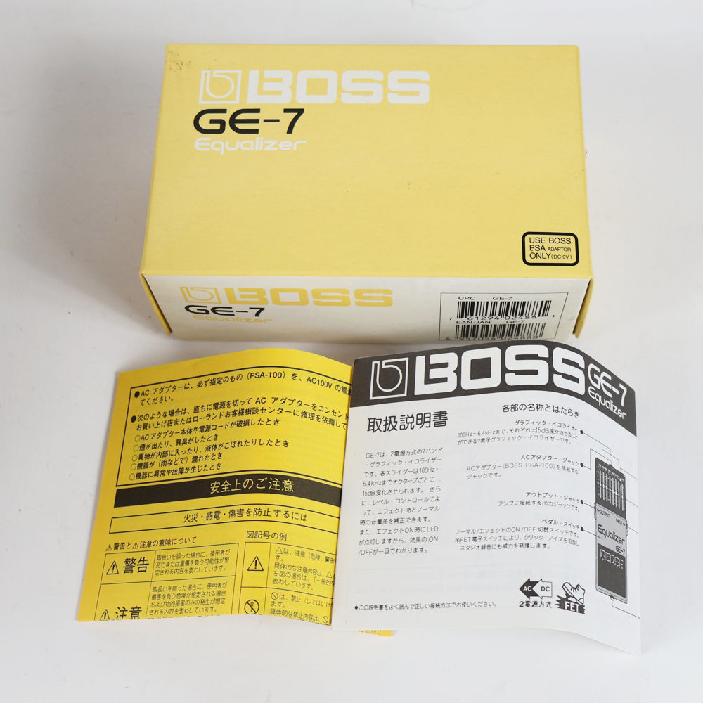 BOSS 【中古】イコライザー エフェクター BOSS GE-7 Equalizer