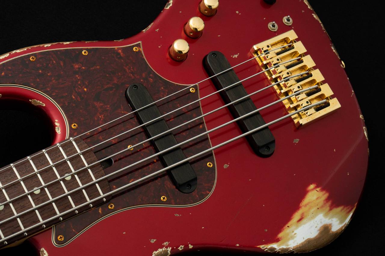 ベース xotic xj-1t 5st Candy Apple Red Xotic XTC-1 Namm 2020 Spalted Maple Electric Guitar | Vision Guitar