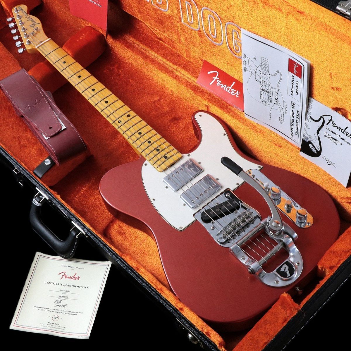 t*n様 【希少/限定赤盤】RANDY / CHEATER (10インチ・レコー Fender Mike Campbell Red Dog Telecaster Red Dog Red 【長期展示