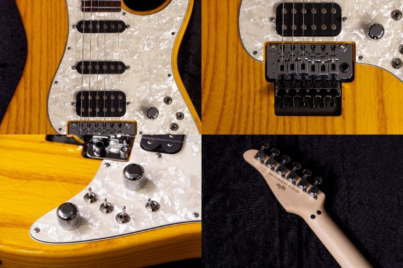 tom　ギター Tom Anderson Hollow Drop Top Fire Burst with Binding 2003