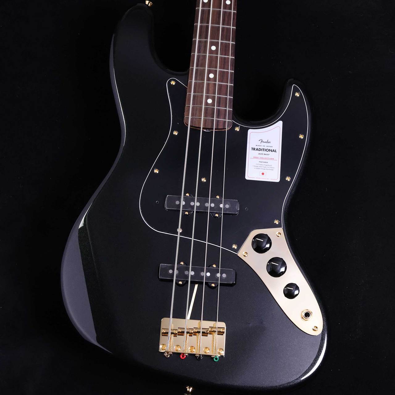 Fender Made In Japan Traditional II 60s Jazz Bass Black Pearl