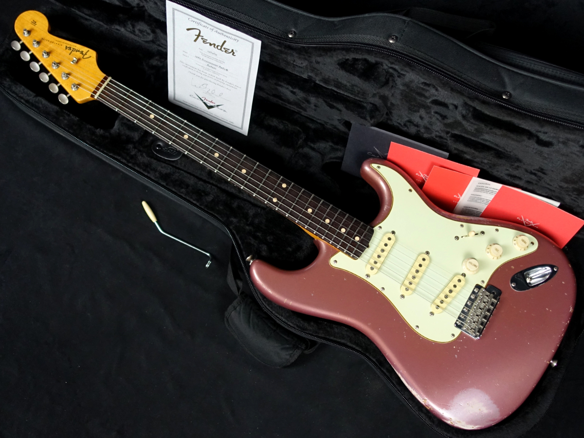 3/18まで特価　バーガンディミスト　ストラト　アッセンブリー　history Fender Classic 60s ストラトキャスター バーガンディー・ミスト