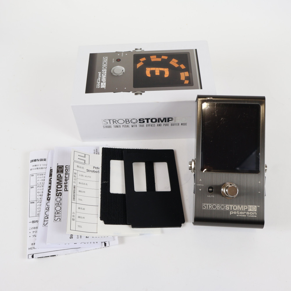 Peterson STROBO STOMP HD ストロボチューナー　美品中古 PETERSON 【中古】 PETERSON Strobo Stomp HD ストロボ・チューナー