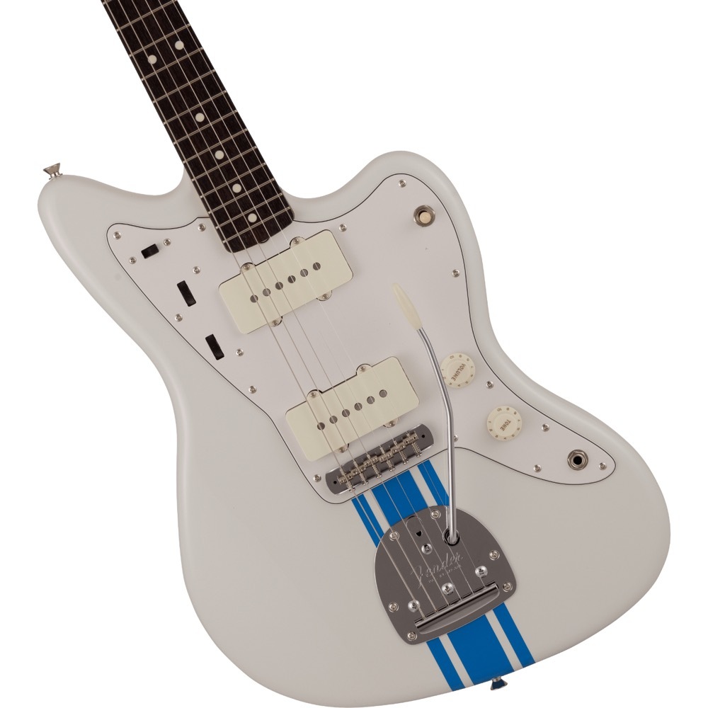 Fender 2023 Collection MIJ Traditional 60s Jazzmaster RW OWT/BLUE Competition  Stripe エレキギター（新品/送料無料）【楽器検索デジマート】