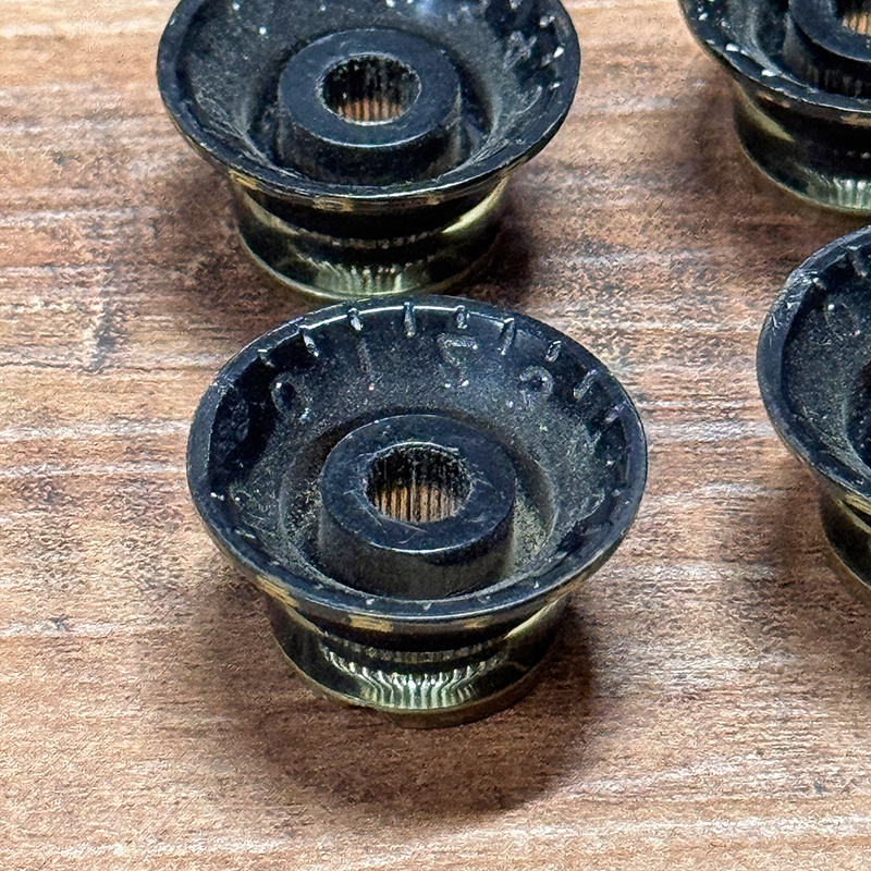 Gibson Early 1960's Black Refrector Knob Set（ビンテージ）【楽器