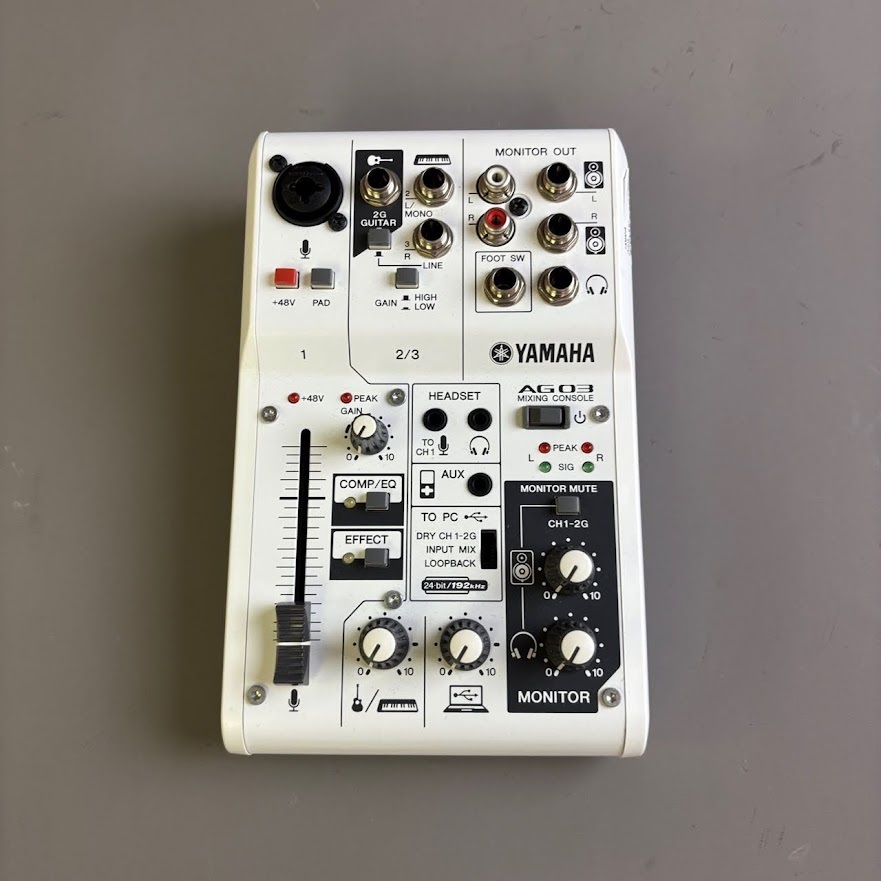 【YAMAHA】AG03【中古】 YAMAHA AG03 ミキサー オーディオインターフェース ヤマハ 音響機材