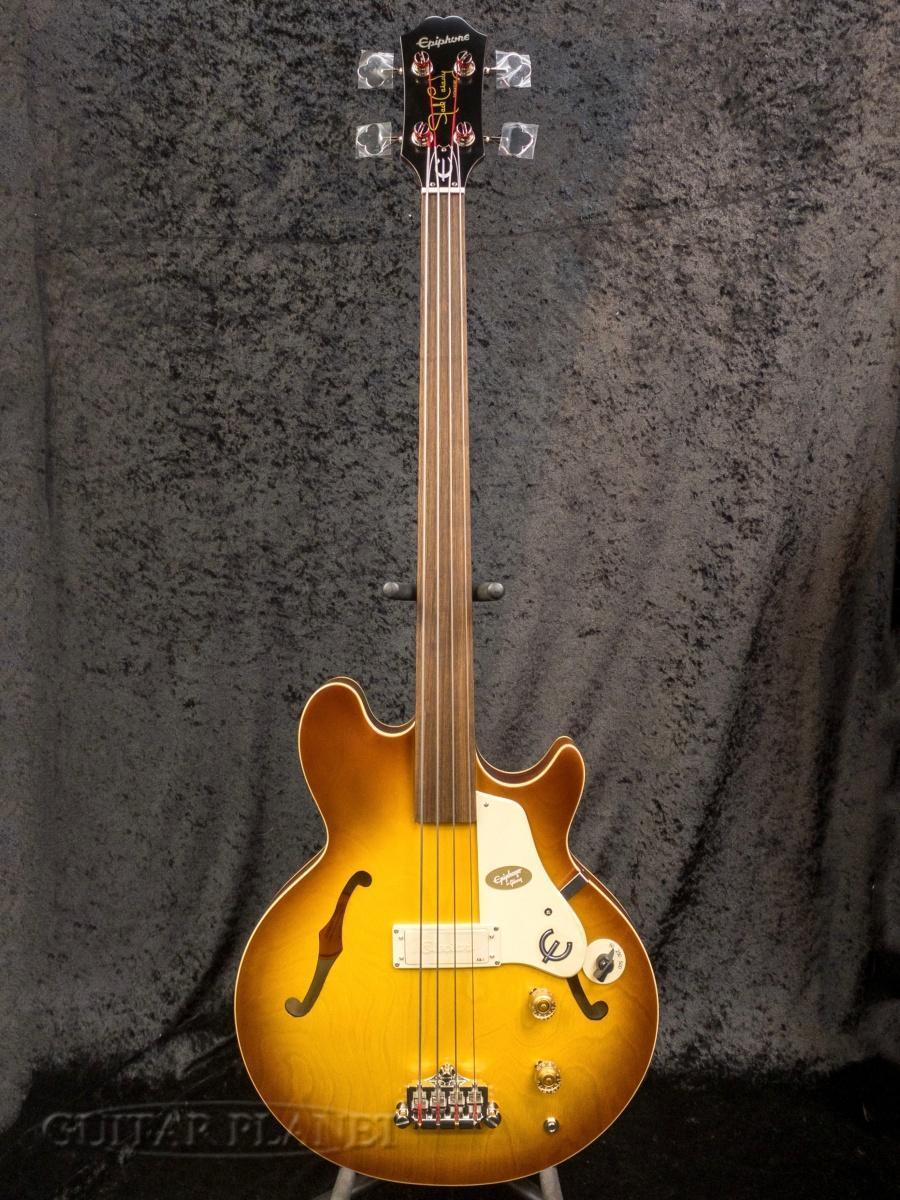 Epiphone Jack Casady Fretless Bass -Aged Royal Tan-【ローン金利0