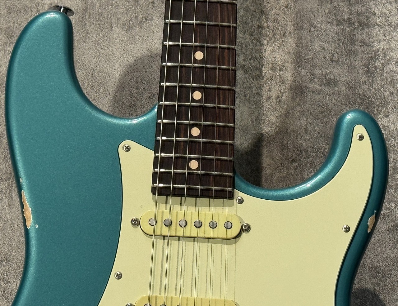 Suhr Custom Classic S Antique Heavy Aged Sherwood Green Metallic