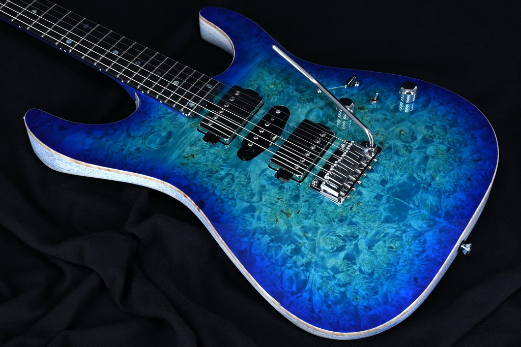 TheArth しま次郎 ANCAM メタヘキテL 2点セット T's Guitars DST-Pro24 Burl Maple Birds Eye Maple Neck ~ Centura