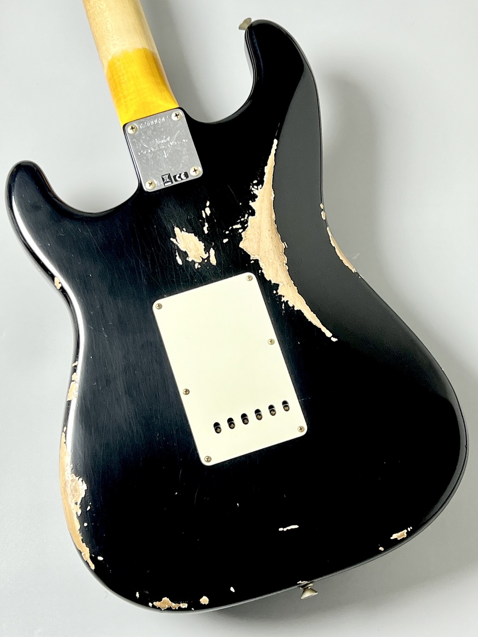 Fender Custom Shop 1960 Stratocaster Heavy Relic - Aged Black Over
