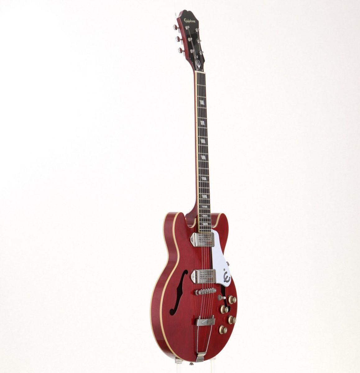 Epiphone カジノクーペ　エレキギター チェリー　ギターケース付き Epiphone カジノクーペ エレキギター チェリー ギターケース付き セミ