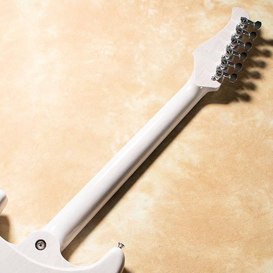 Kz Guitar Works ST Trad 22 SSH7 1P Korina See-Through White（新品