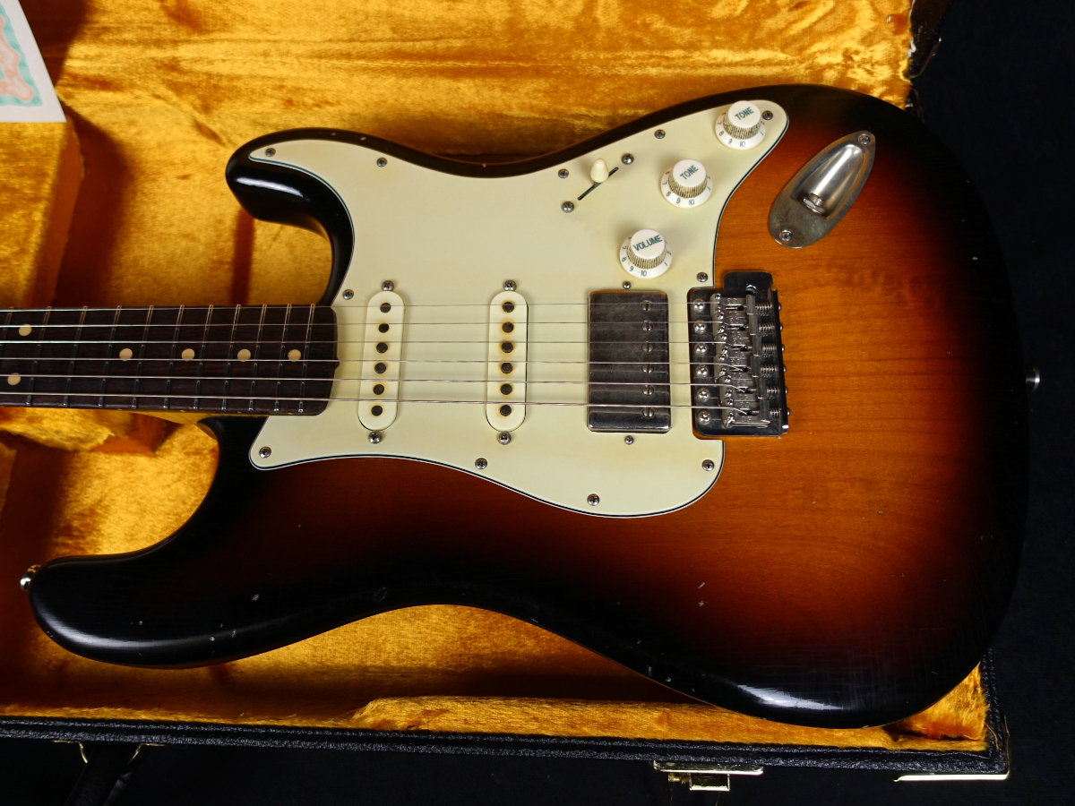 TMG Guitar DOVER HSS Heavy Checking 3-Tone Sunburst（中古）【楽器