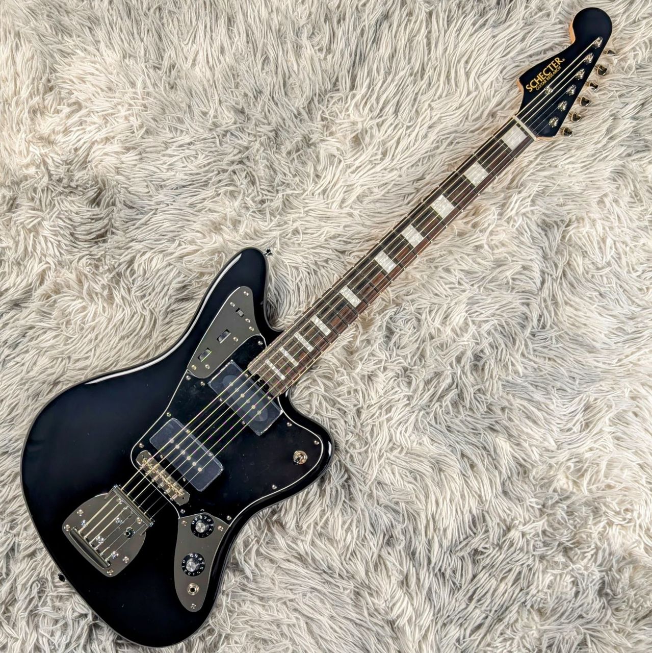 SCHECTER L-JGM-CTM-AL-RH/R Black【現物画像】6/20更新（新品