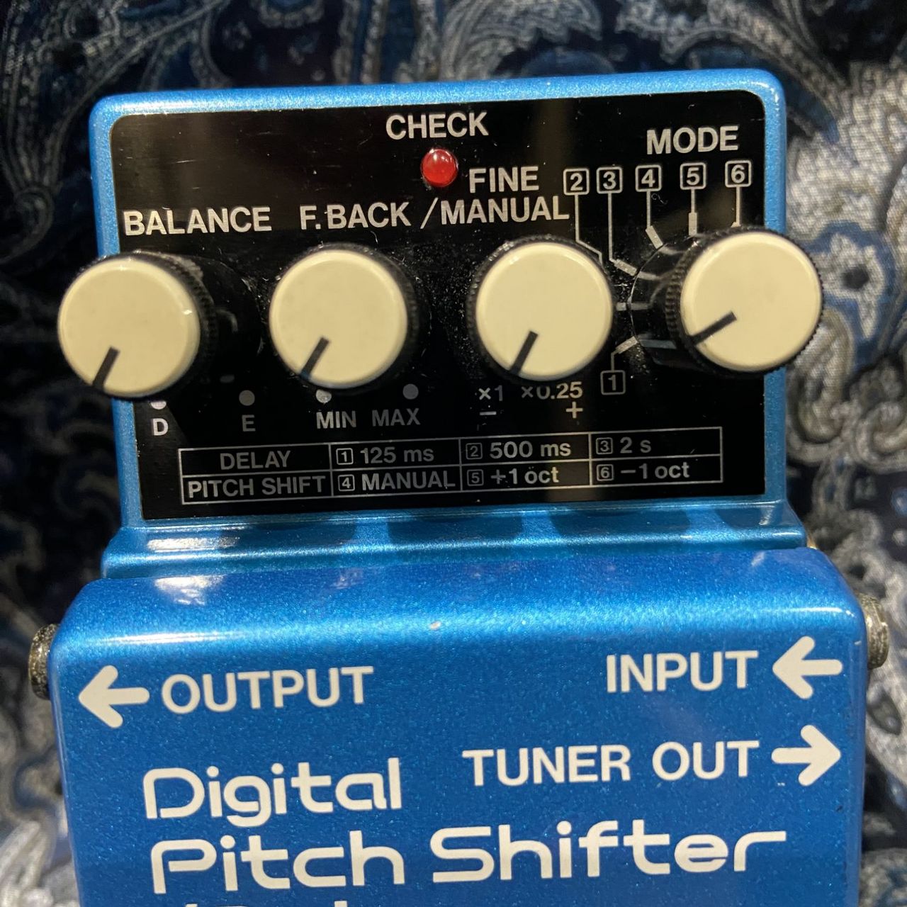 BOSS PS-2 Digital Pitch Shifter Delay 1993 W/Box Vintage