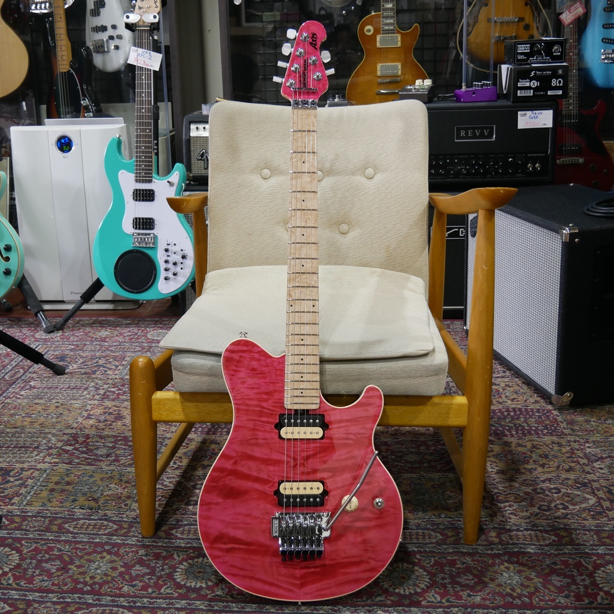 MUSIC MAN KID LIMITED AXIS TRANS PINK QUILT / MH / Brown Back