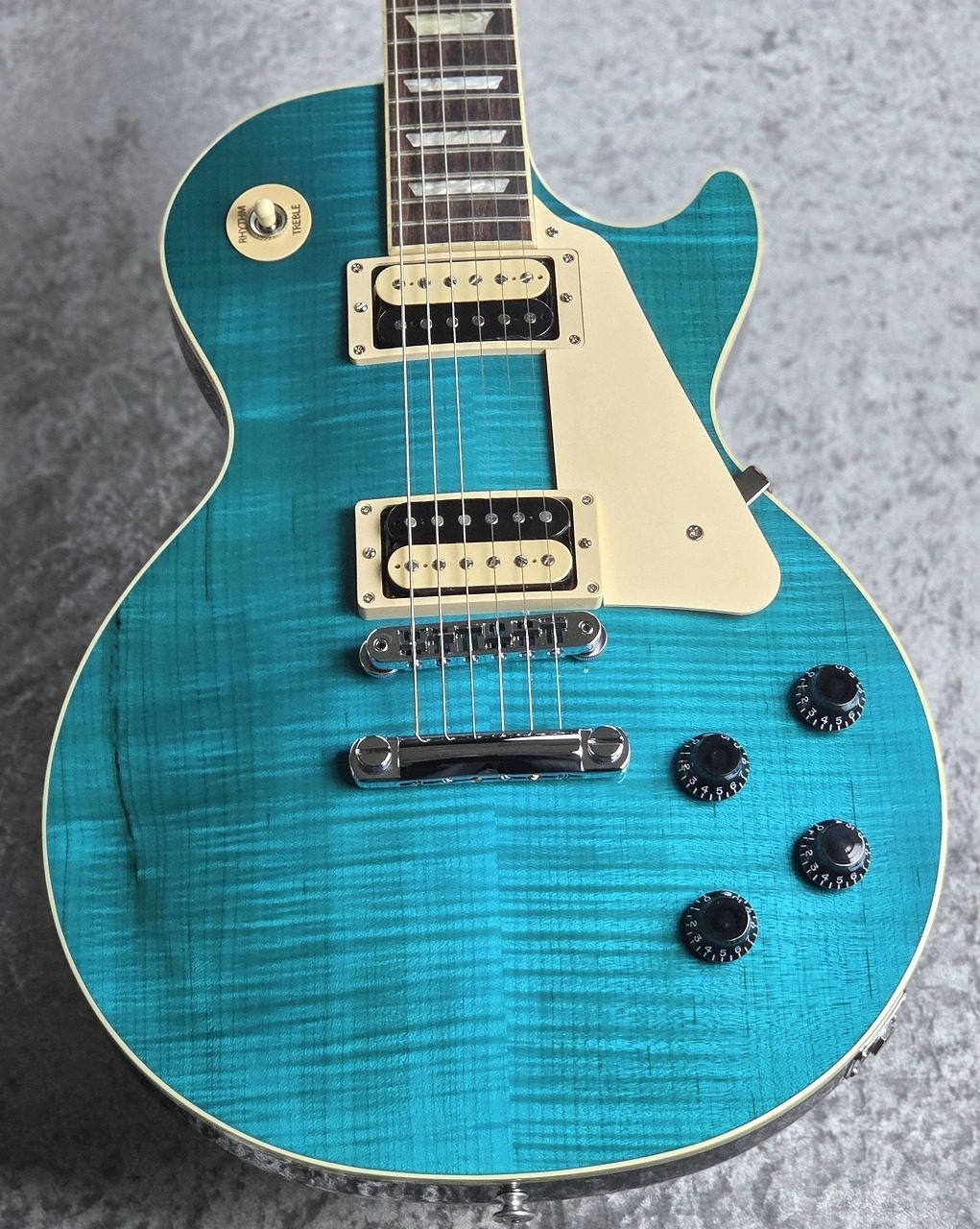Gibson Les Paul Traditional Pro V / Translucent Teal #218540110