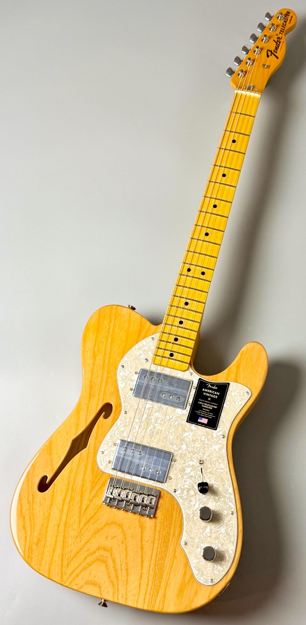 Fender American Vintage II 1972 Telecaster Thinline -Aged Natural