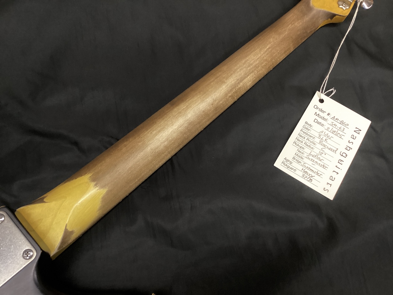 Nash Guitars JM-63/Black/Alder/AM-860 (ナッシュ ブラック ジャズ