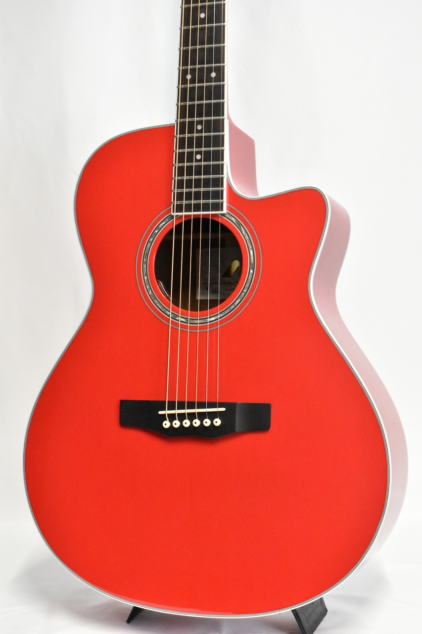 Morris R-14G RED(レッド) 【国産エレアコ】（新品特価）【楽器検索