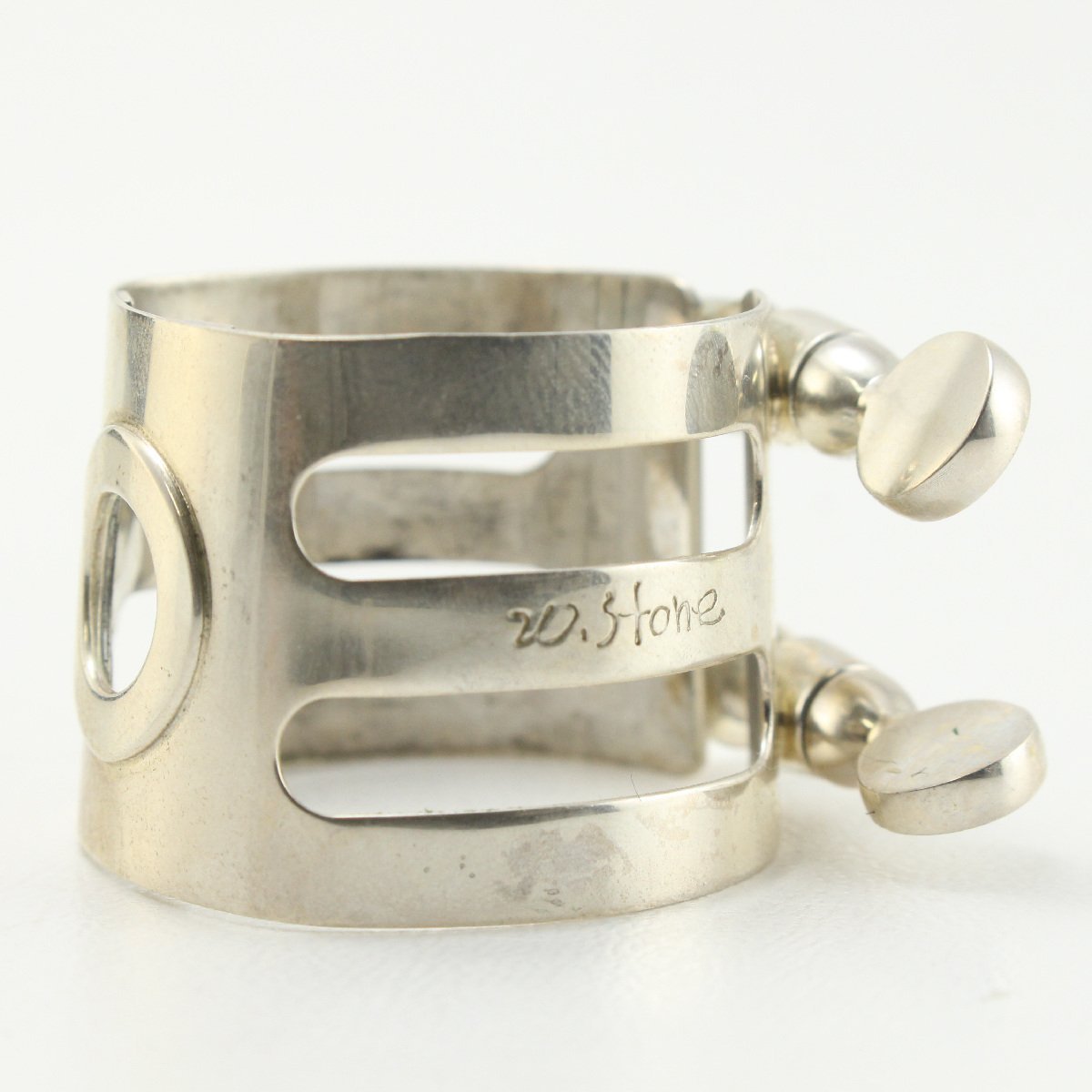 WOODSTONE Ligature Tenor HR Size S.SILVER リガチャー