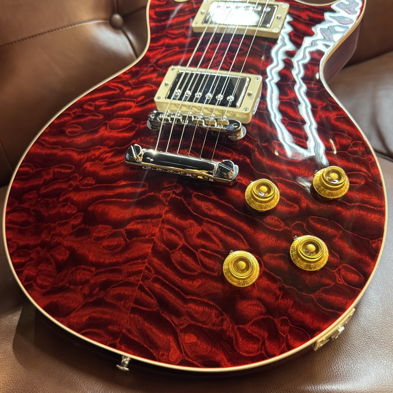 Gibson Custom Shop 【動画有り】1959 Les Paul Standard 7A QUILT RED