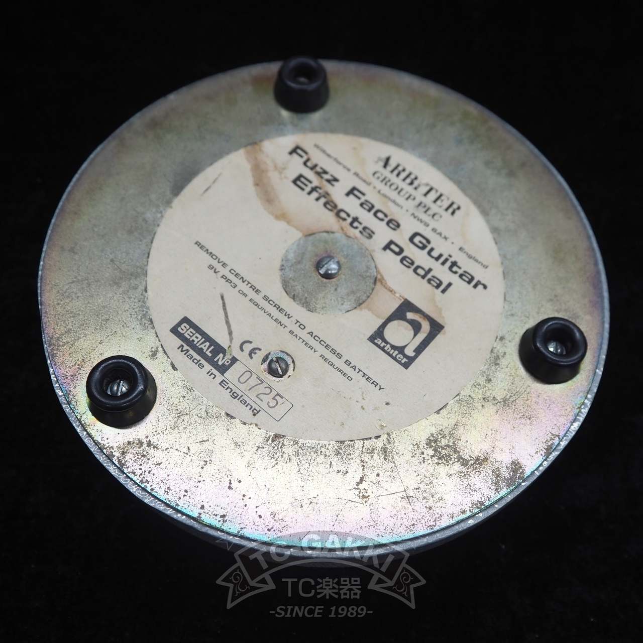ARBITER-ENGLAND(DENIS CORNELL) FUZZ FACE (AC128)（中古