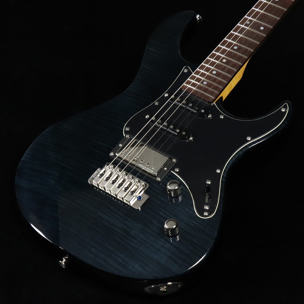 ギター Pacifica 612 VII FM Translucent Black Yamaha Pacifica PAC612VIIFM Flame Maple Electric Guitar