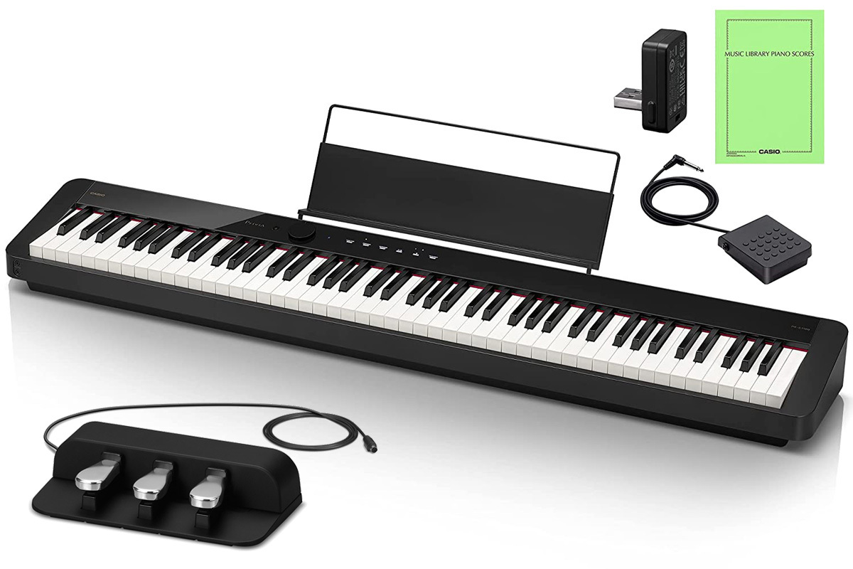 特別オファー カシオ(CASIO)電子ピアノ Privia 2022年製 PX-S1100BK 