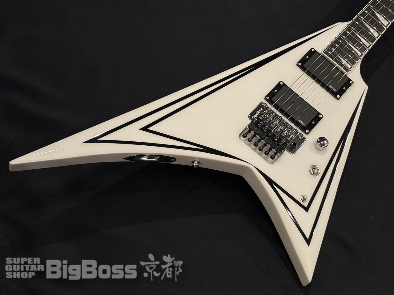 E-II SV / White w/Black Stripes（新品/送料無料）【楽器検索