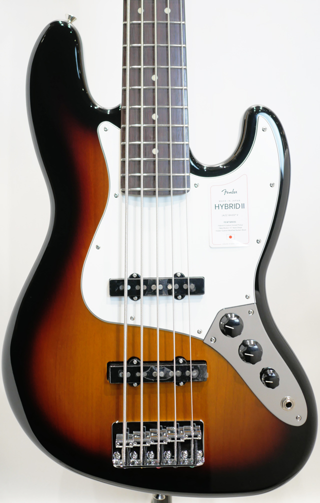 Fender MADE IN JAPAN HYBRID II JAZZ BASS V / 3-Color Sunburst