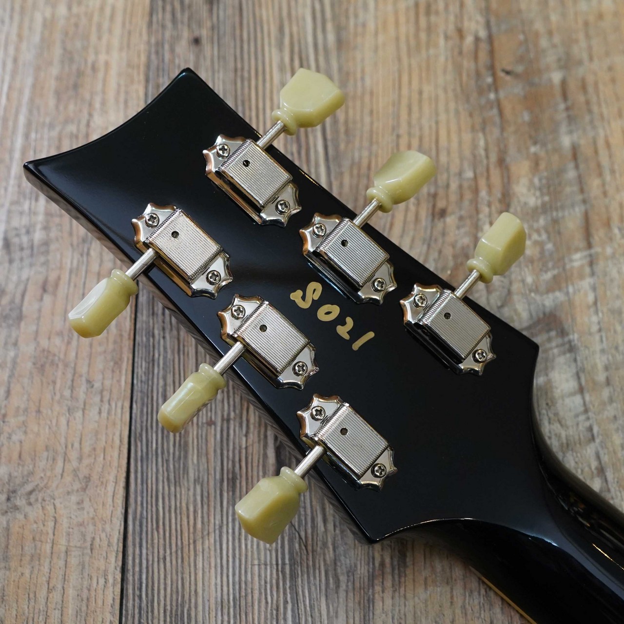 Three Dots Guitars SH Ebony Black（中古）【楽器検索デジマート】