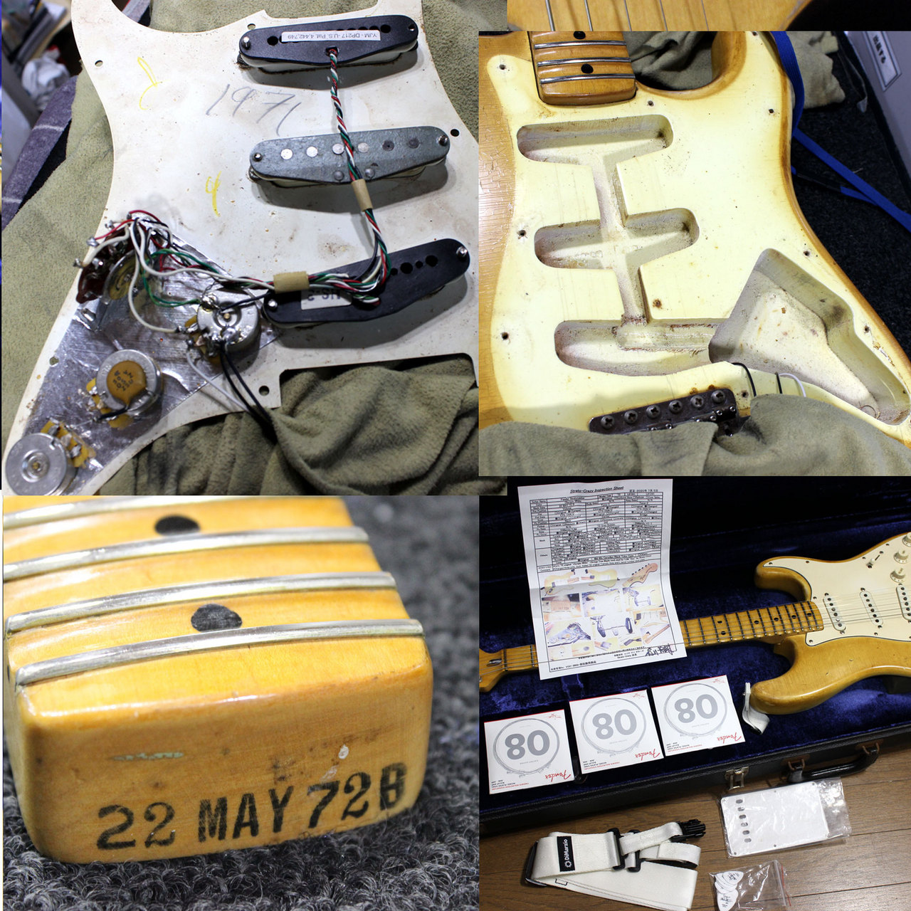 Fender Stratocaster Olympic White Maple neck Yngwie's 